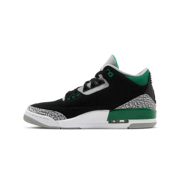 AJ 3s en pin vert
