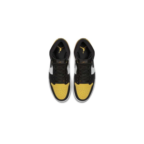 Mid Yellow Toe Black AJ 1s – Image 4