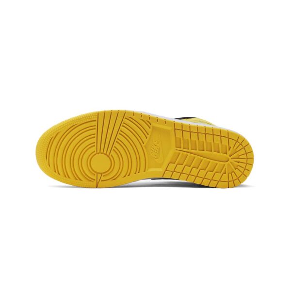 Mid Yellow Toe Black AJ 1s – Image 5