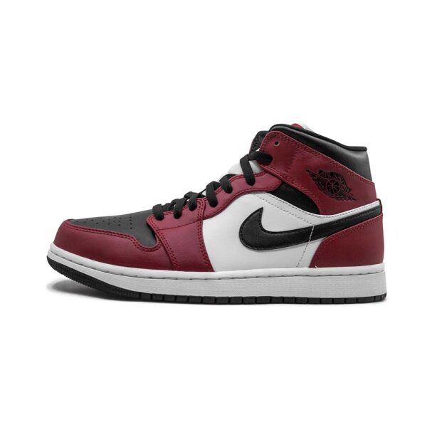 AJ 1 Mid 'Chicago Black Toe' - Classic Sneaker