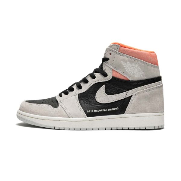 Gris neutre/Hyper Crimson AJ 1 Retro