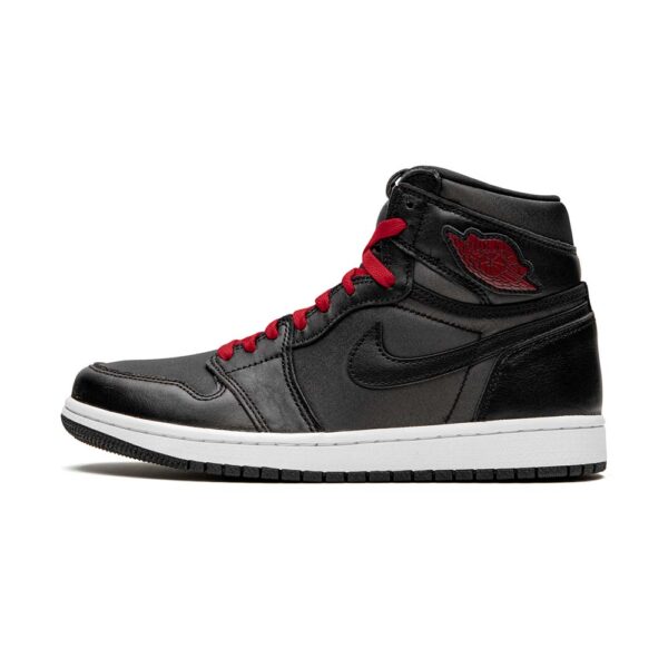 Classic AJ1 High OG Black Gym Red Sneakers