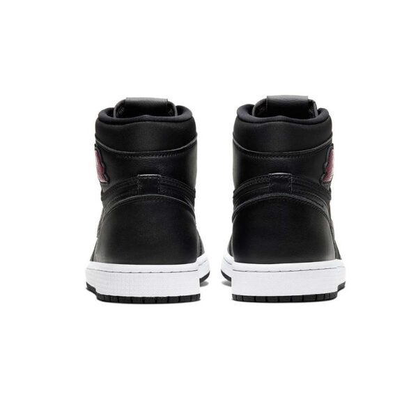 Classic AJ1 High OG Black Gym Red Sneakers – Image 4