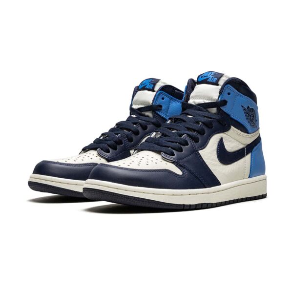 Obsidienne/Bleu Universitaire AJ1 Retro High OG – Image 2