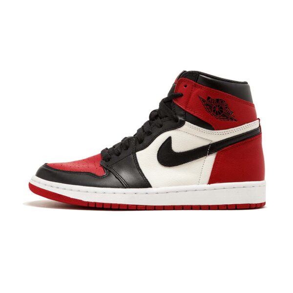 Bold Bred Toe AJ 1 Retro High Sneakers