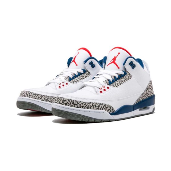 Classic AJ 3 True Blue OG Retro Sneakers – Image 2