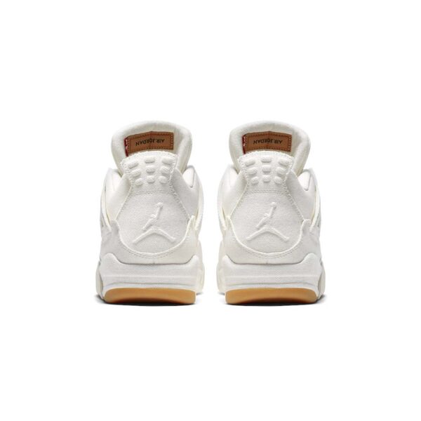Nike AJ 4 Retro White Denim – Image 4