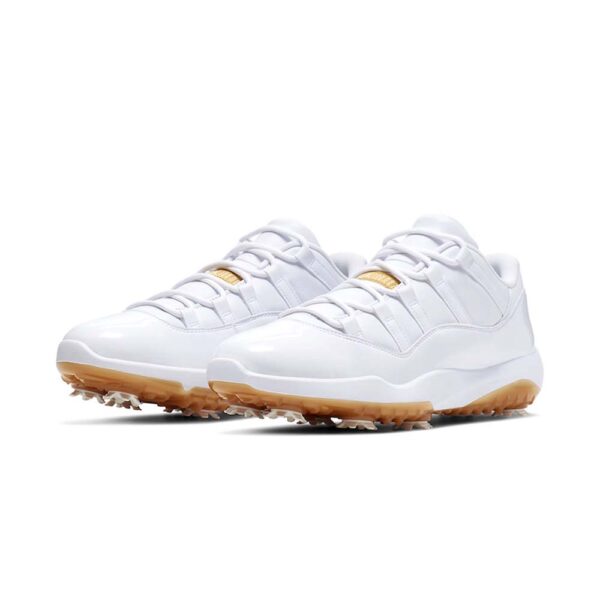 AJ 11 Low Golf 'Wht Meta Gold' – Image 2