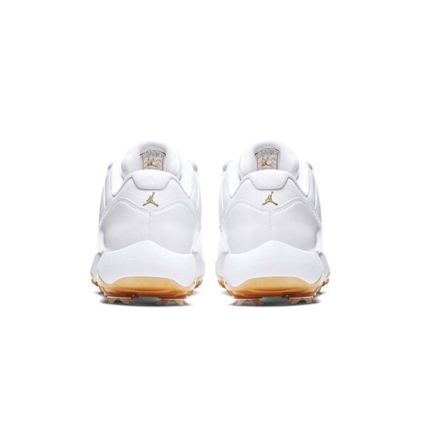 AJ 11 Low Golf 'Wht Meta Gold' – Image 4