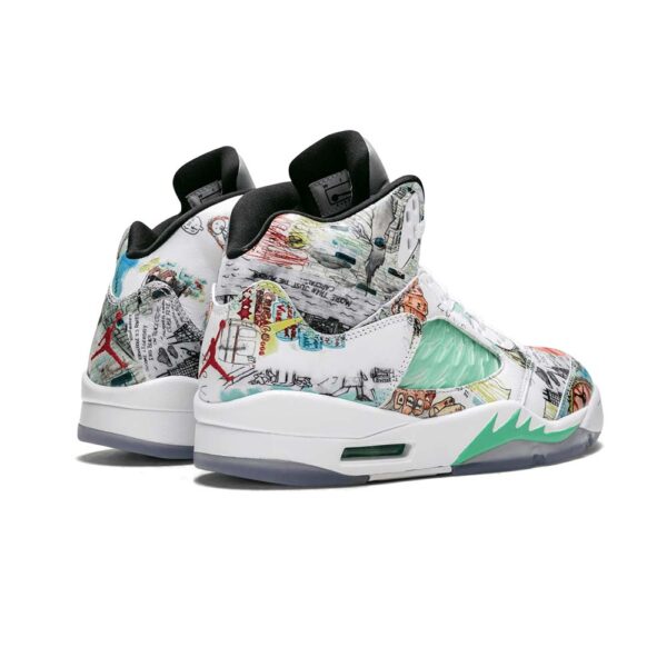AJ 5 Retro 'Wings' Sneakers – Image 3