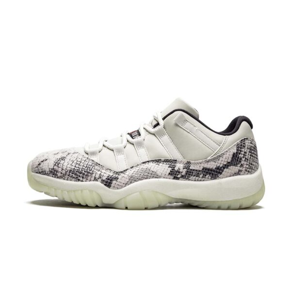 Light Bone Snakeskin AJ 11 Retro Low