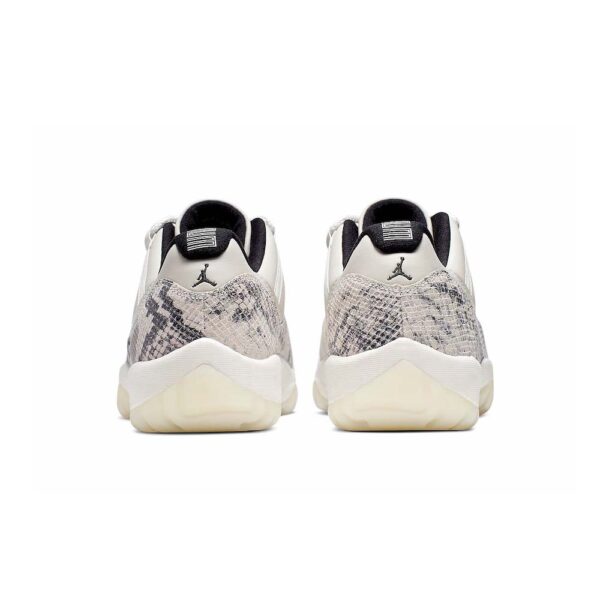 Light Bone Snakeskin AJ 11 Retro Low – Image 4