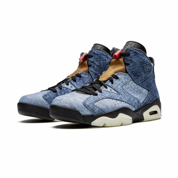AJ 6 en denim lavé noir – Image 2