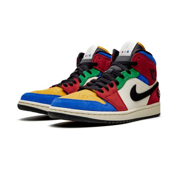 Bleu The Great x Fearless AJ 1 Mid – Image 2