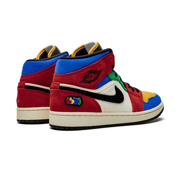 Bleu The Great x Fearless AJ 1 Mid – Image 3