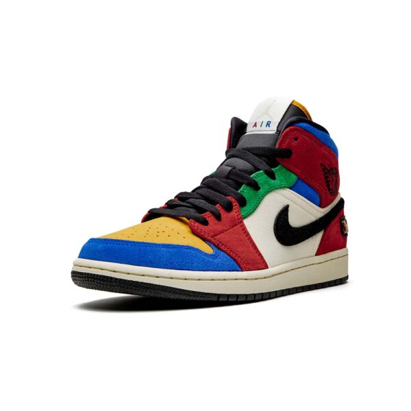 Bleu The Great x Fearless AJ 1 Mid – Image 4