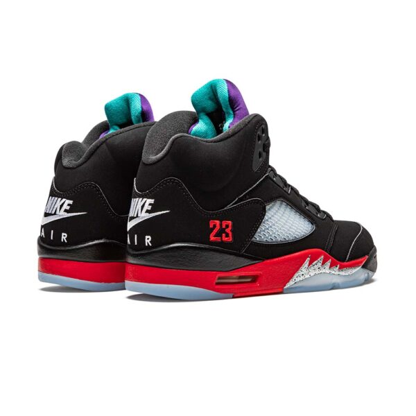 AJ 5 Retro 'Top 3' en rouge, blanc et bleu – Image 3