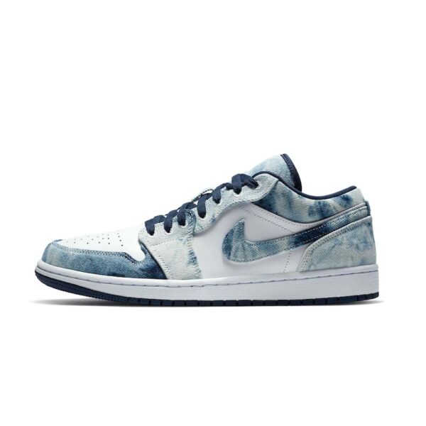 AJ 1 Low SE Washed Denim Sneakers